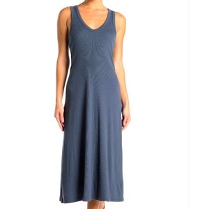 James Perse Charcoal Sleeveless Midi Dress